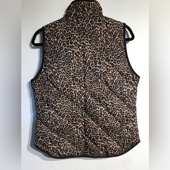 J. Crew Leopard Puffer Vest - Picture 2 of 5